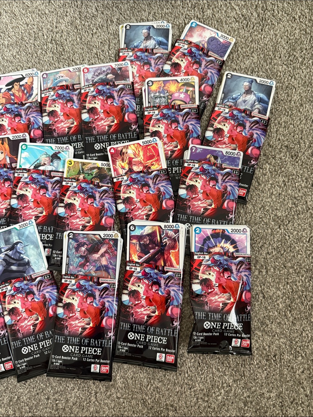 One Piece "The Time of Battle" Card Game Booster Box - 288 cards - Picture 9 of 9
